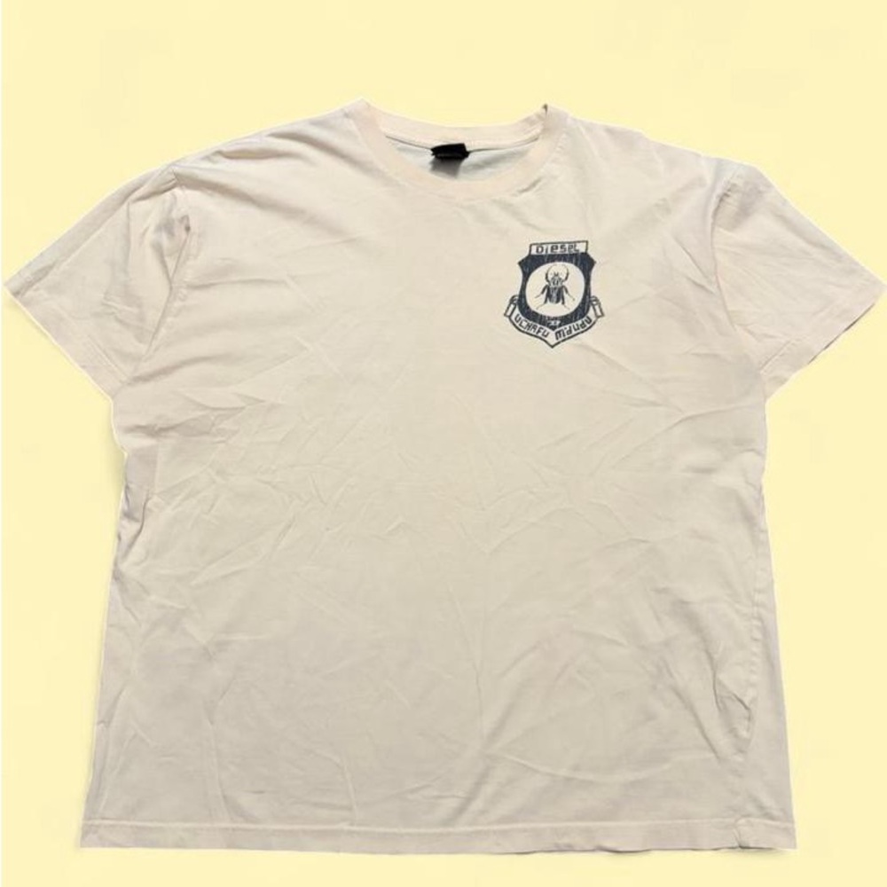 Diesel Off-White Graphic Tee